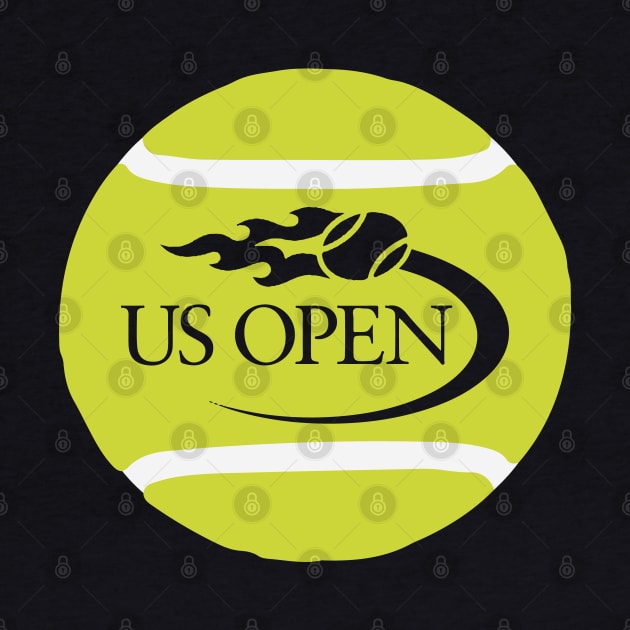 US Open Tennis Ball by inkstyl